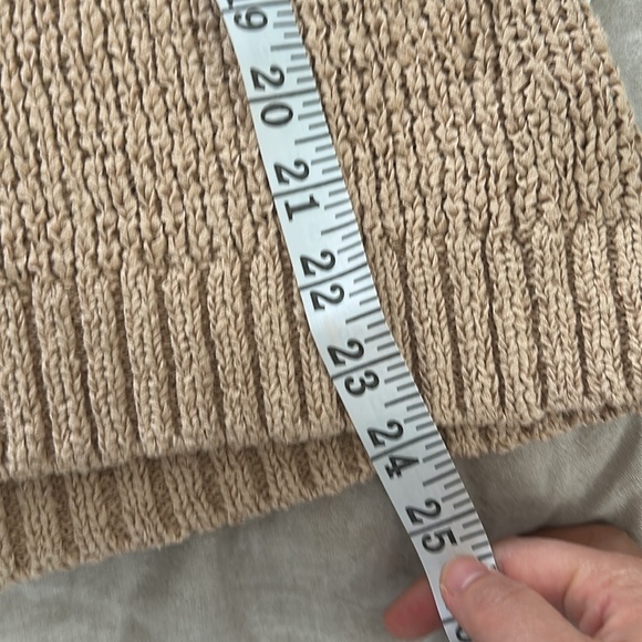 J Crew High Neck textured Pointelle Sweater Tank. L - Picture 10 of 12